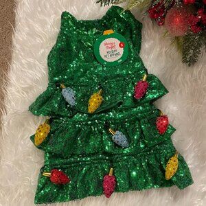 Glamorous Christmas Dress for Dogs!  NWT  Size Small
